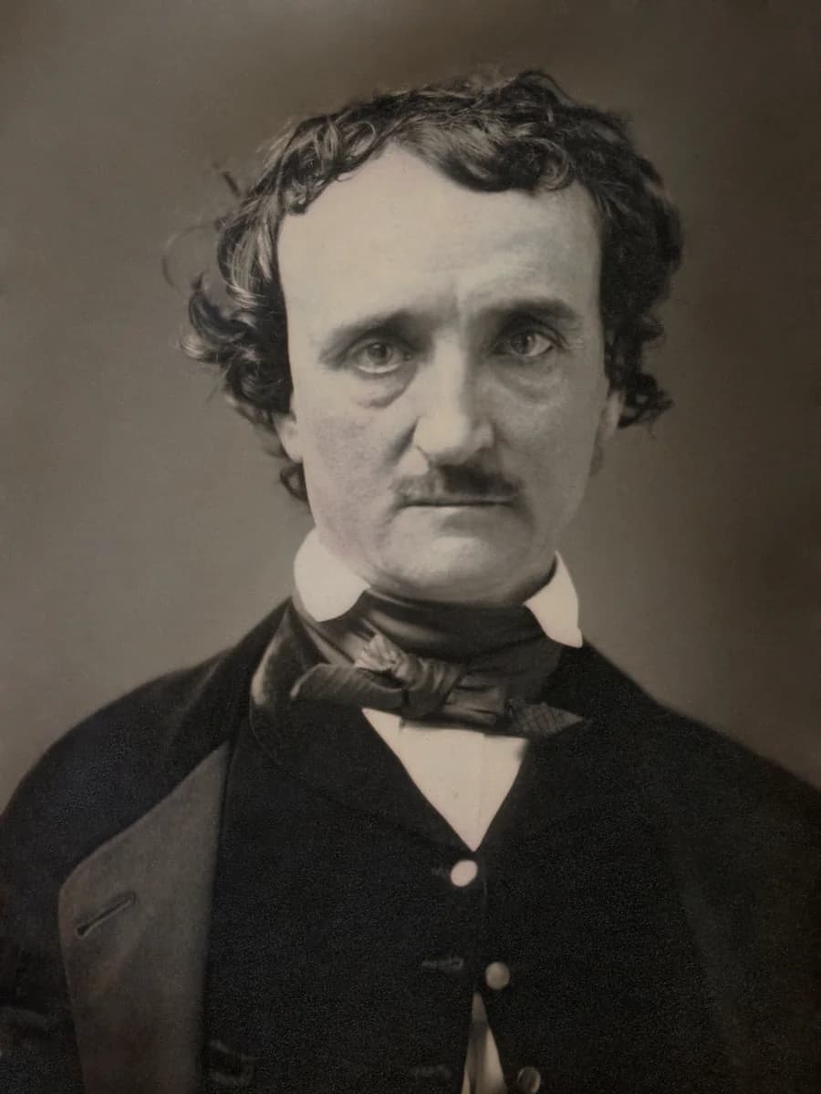 Daguerreotype portrait of Edgar Allan Poe, June 1849