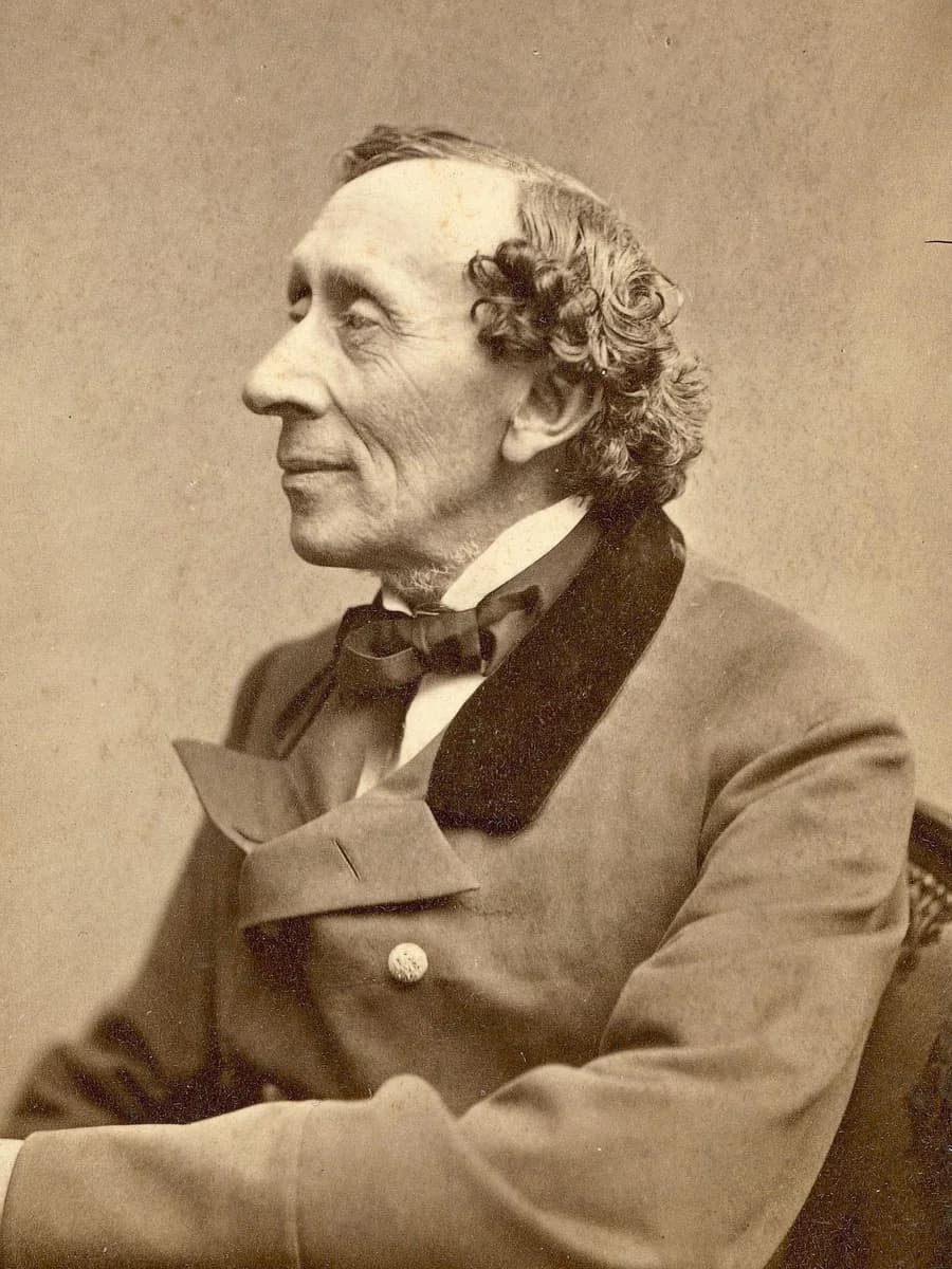 Photograph of Hans Christian Andersen, 1869