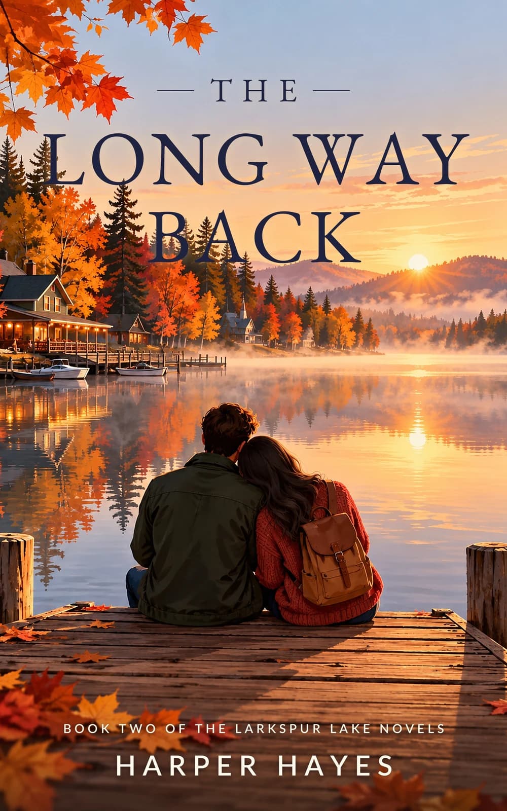 The Long Way Back — Book Two of The Larkspur Lake Novels by Harper Hayes