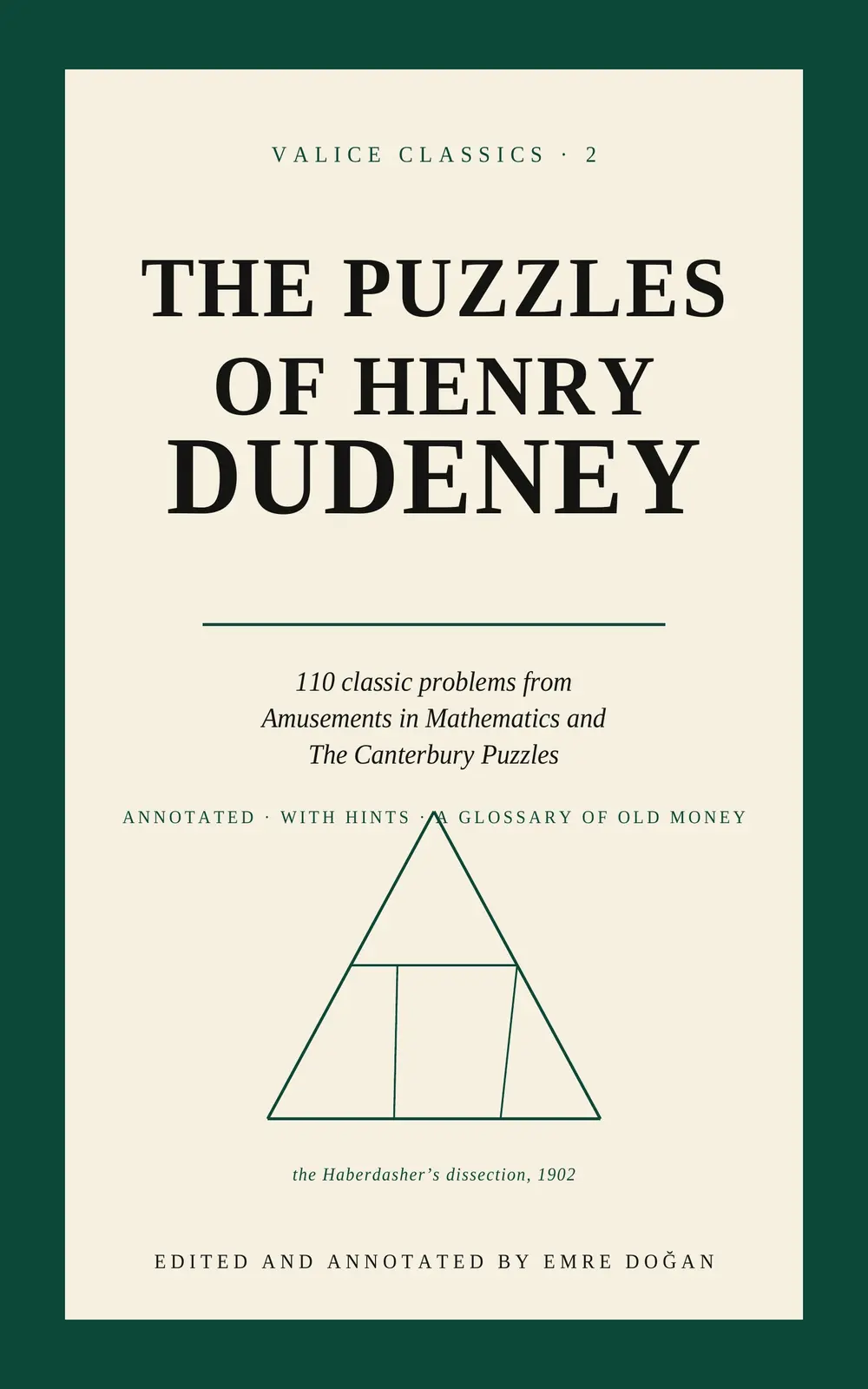 Cover of The Puzzles of Henry Dudeney