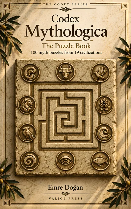 Codex Mythologica: The Puzzle Book — cover