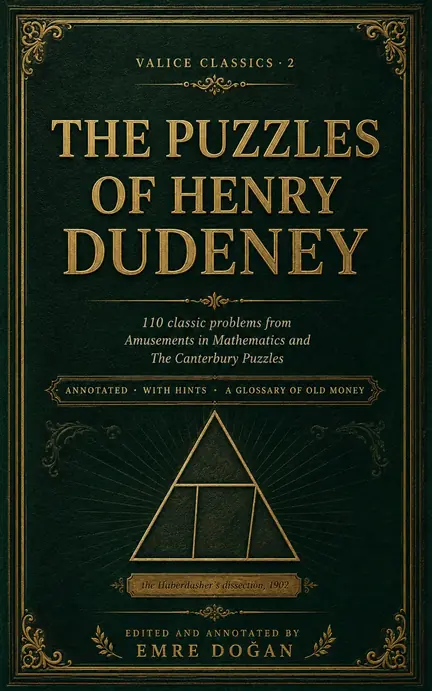 The Puzzles of Henry Dudeney — cover